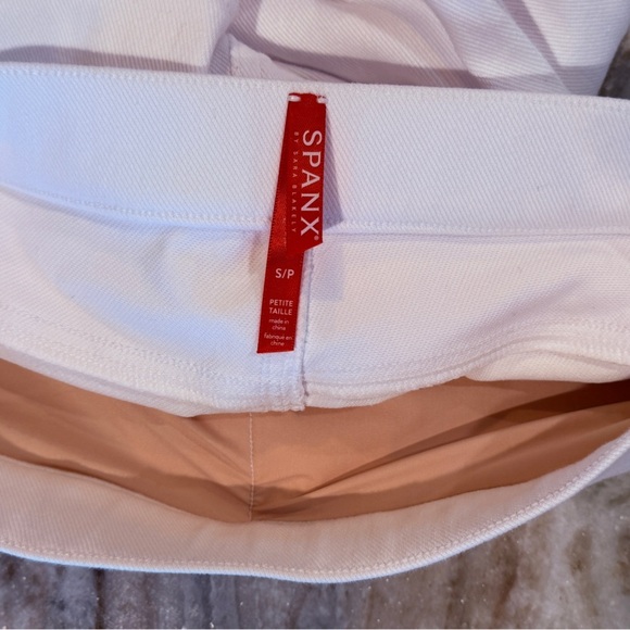 Women’s SPANX white jean-ish ankle leggings- Size Small Petite - Picture 10 of 10